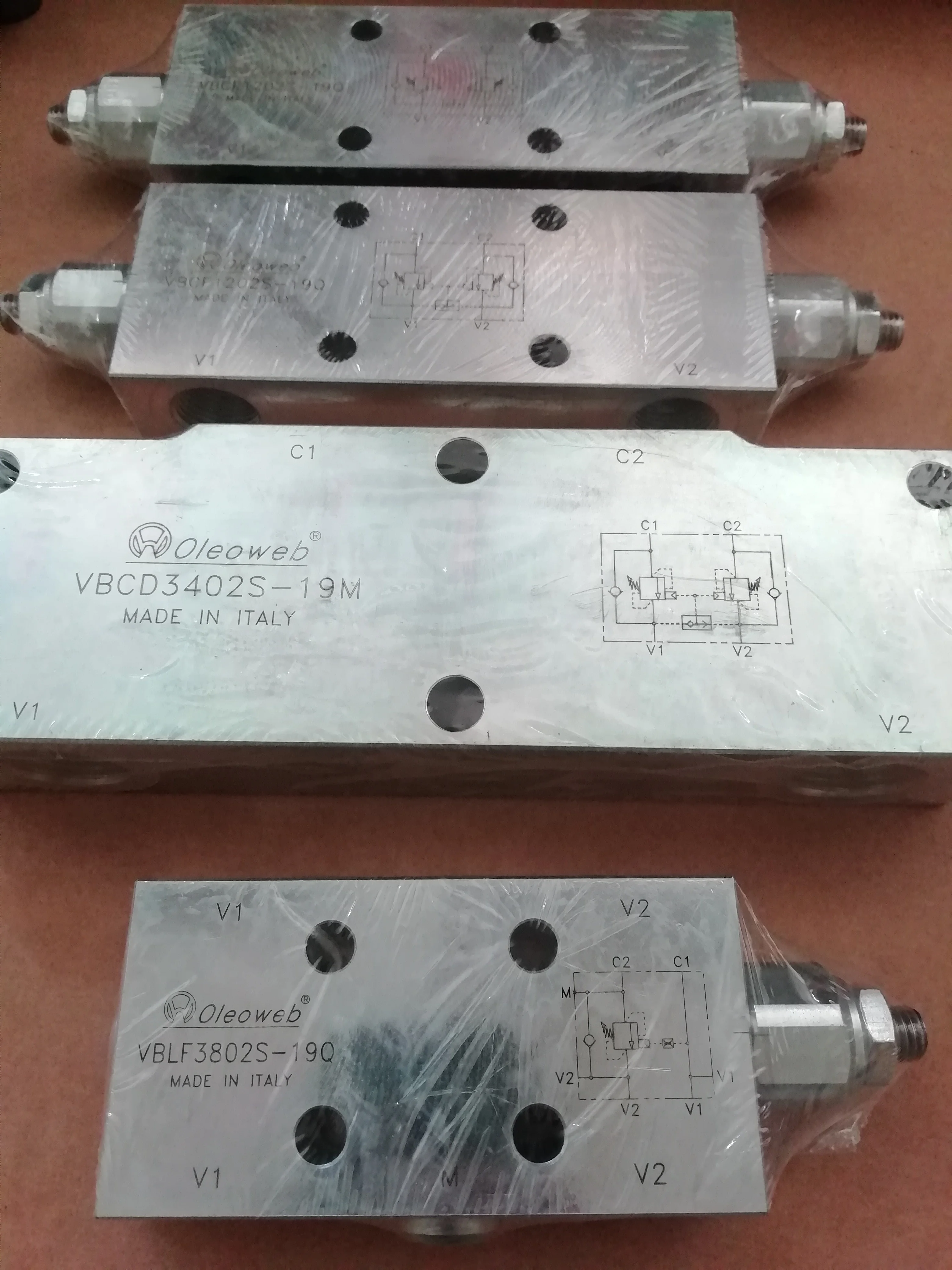 Open center balance valve   VBCD 1/4