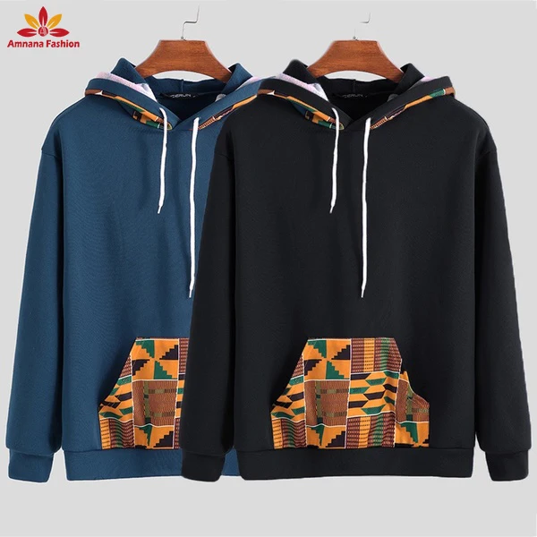 african print moletom com capuz