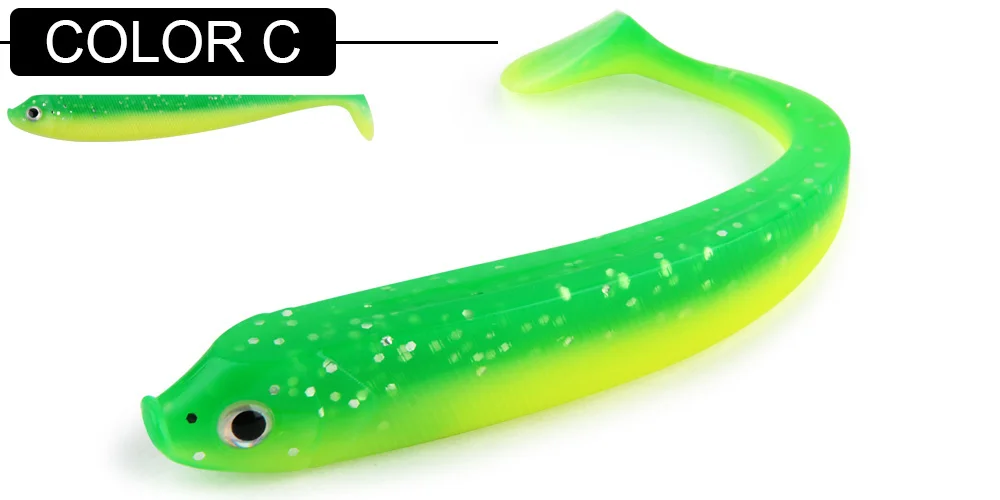 Spinpoler Soft Plastic Bass Artificial Bait Fishing Lures Paddle T Tail