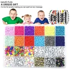 Bead Jewelry Beads Loose Spacer Bead Home Kids Jewelry Beads Letter Set Children Self Making DIY Crystal Jewelry Making Kit