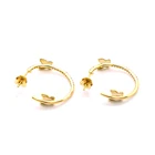 Diamond Earring Fashion Women Diamond Jewelry Butterfly Girls Earring
