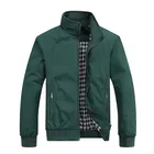 Coat Men's Coats Stylish Spring Autumn Polyester Windbreaker Softshell Full Zip Jacket Coat For Man