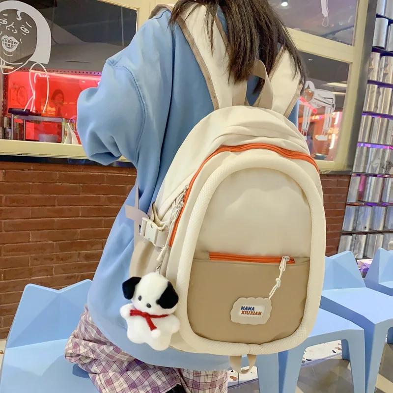 2024 New style women nylon backpacks large capacity cute schoolbag girls backpack for high school travel bag