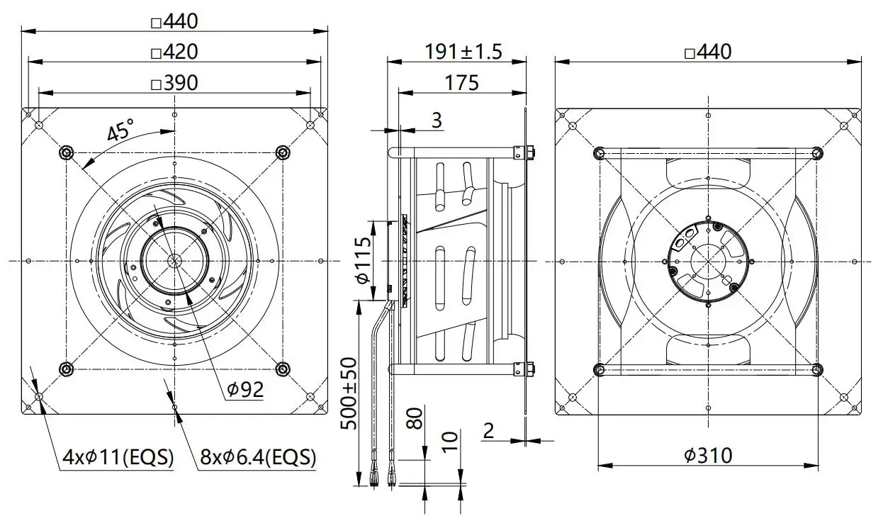 Centrifugal Extractor, 310mm, 230v - detail 10
