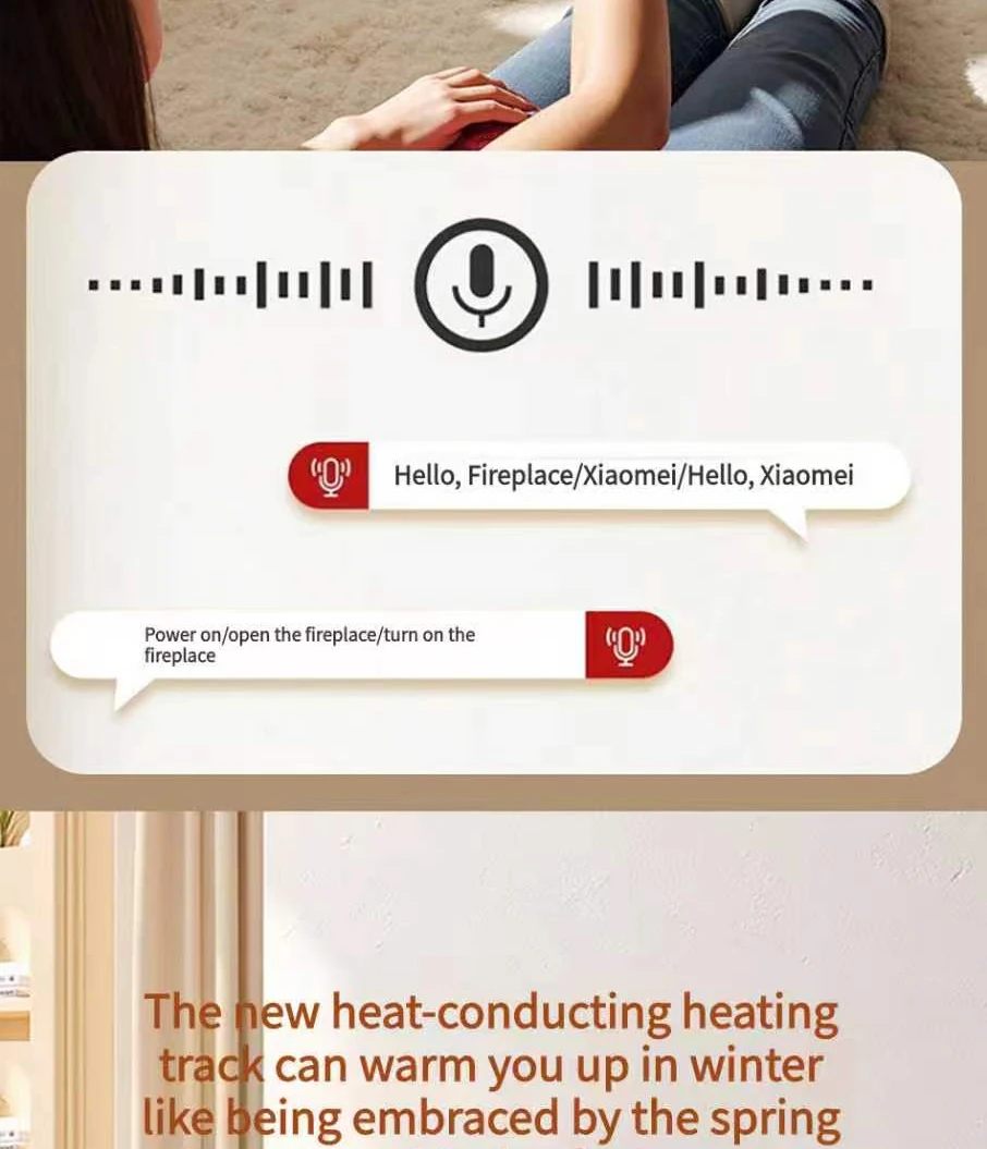 Customelectronic Fireplace, LED, Wall - detail 24