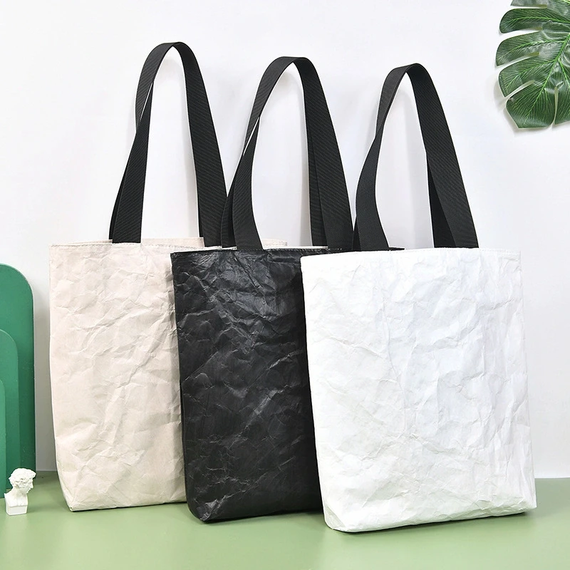 Factory Oem Waterproof Untearable Dupont Paper Shopping Bag Washable