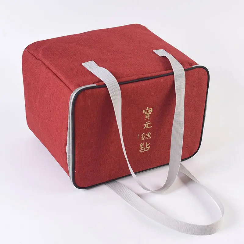 Foldable  insulated  waterproof delivery  fabric cooler bag 24  for lunch, grocery, picnic, travel, shopping