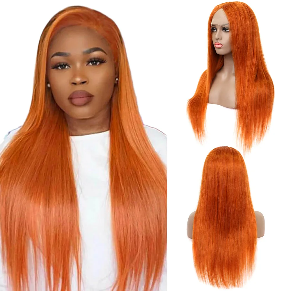 Wholesale Orange Wig Extension #350 Straight Deep Wave Ginger Orange Human  Hair Lace Front Wig 180% Density - Buy Wholesale Orange Wig Highlight Deep  Wave Wig,Ginger Orange Wig,Orange Human Hair Lace Front