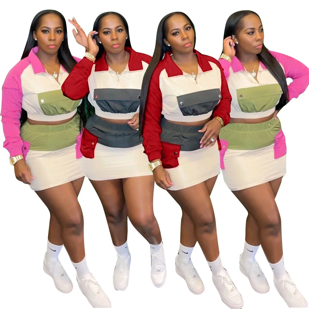 skirt sweatsuit set