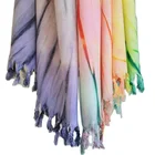 Towel Cotton Cottoncotton Bath Towel Wholesale Custom Home Decor Cotton Turkish Fringed Tie Dye Bath Towel