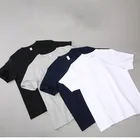 Shirt Tshirt T-shirt T-shirts High Quality Solid Color Crew Neck Sport T Shirt Tshirt White Man T-Shirt