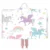 Factory direct Custom design Hot sale digital print unicorn wearable Fleece hooded blanket for kids