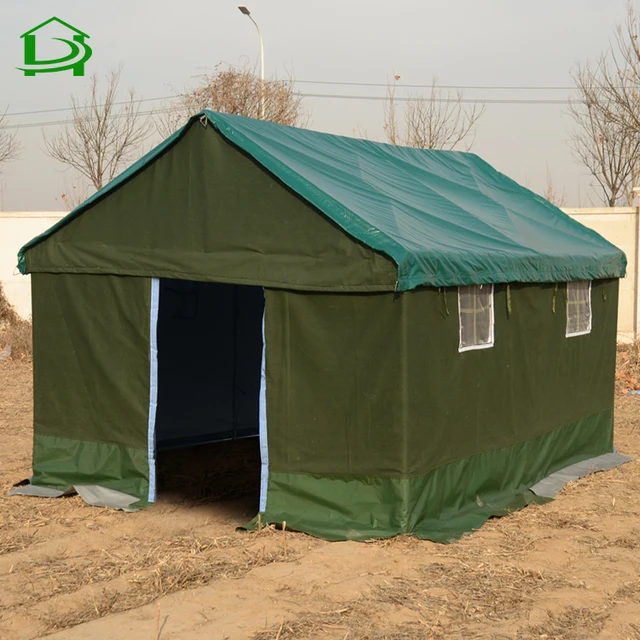 waterproof modular portable  heavy duty green camouflage canvas outdoor relief camping tent for sale