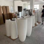 Pot Pots Large Planter Pot Wholesale Round Large Fiberglass Planters Pot Outdoor Garden Pots Fiber Clay Pot
