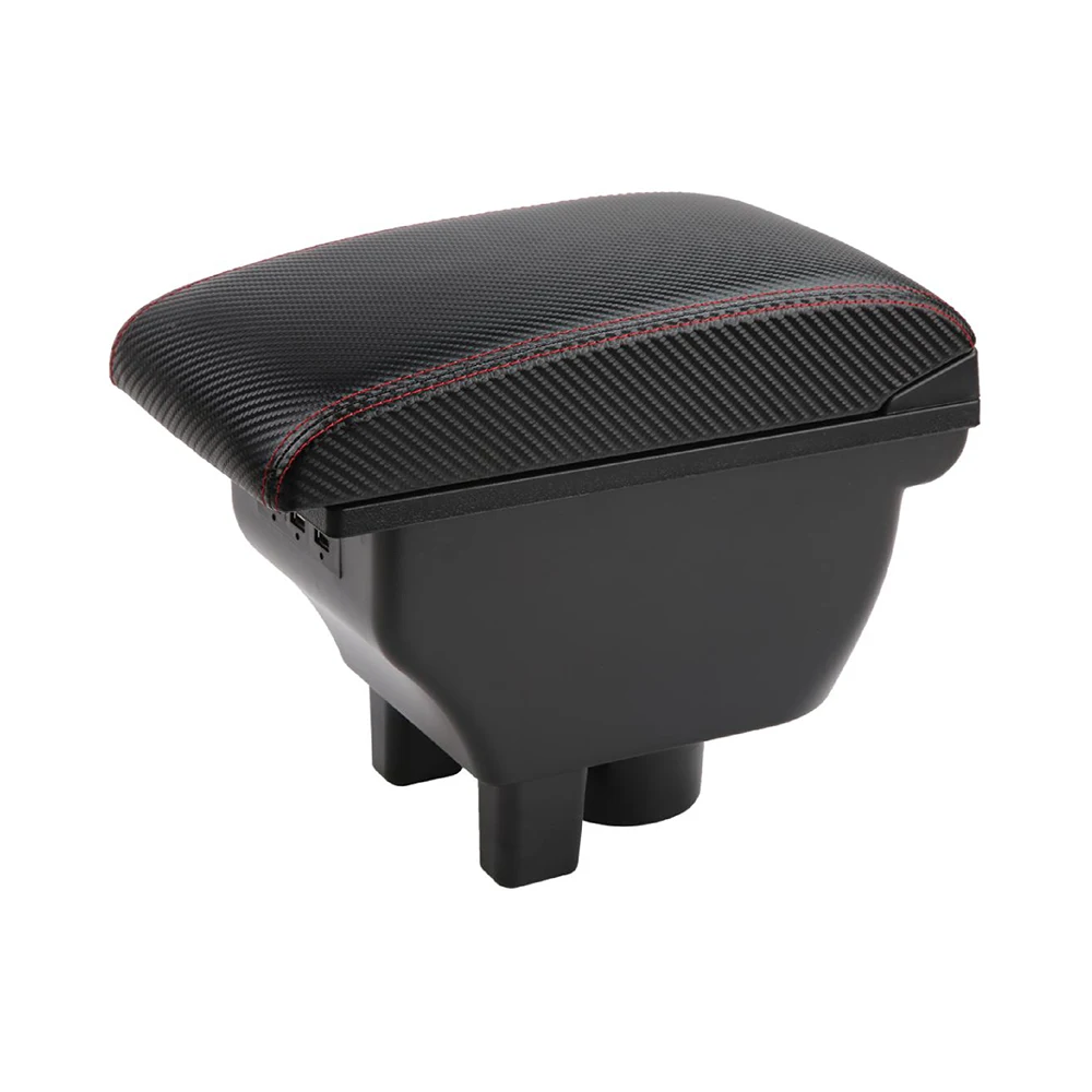 product car usb armrest box central console arm store content box cup holder car center armrest box-4