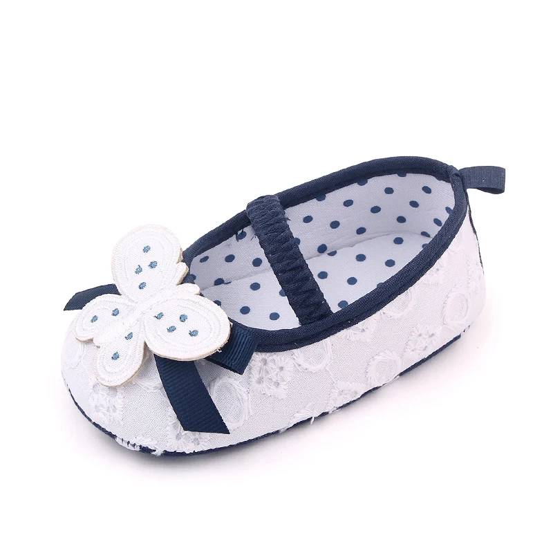 Spring and Autumn New Embroidered butterfly Princess Baby Toddler Shoes for Girls details
