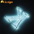 Sign 3d Waterproof Stainless Steel Backlit Front Lighted Sign 3D Signs Logos Channel Letter
