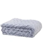 Fluffy New Creative Design Fluffy Shaggy Faux Fur Blanket Ultra Plush Decorative Throw Blanket