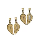 Charms Heart Hot Sale Love Gift Jewelry Super Light Charms Cute Couple Broken Heart Pendant