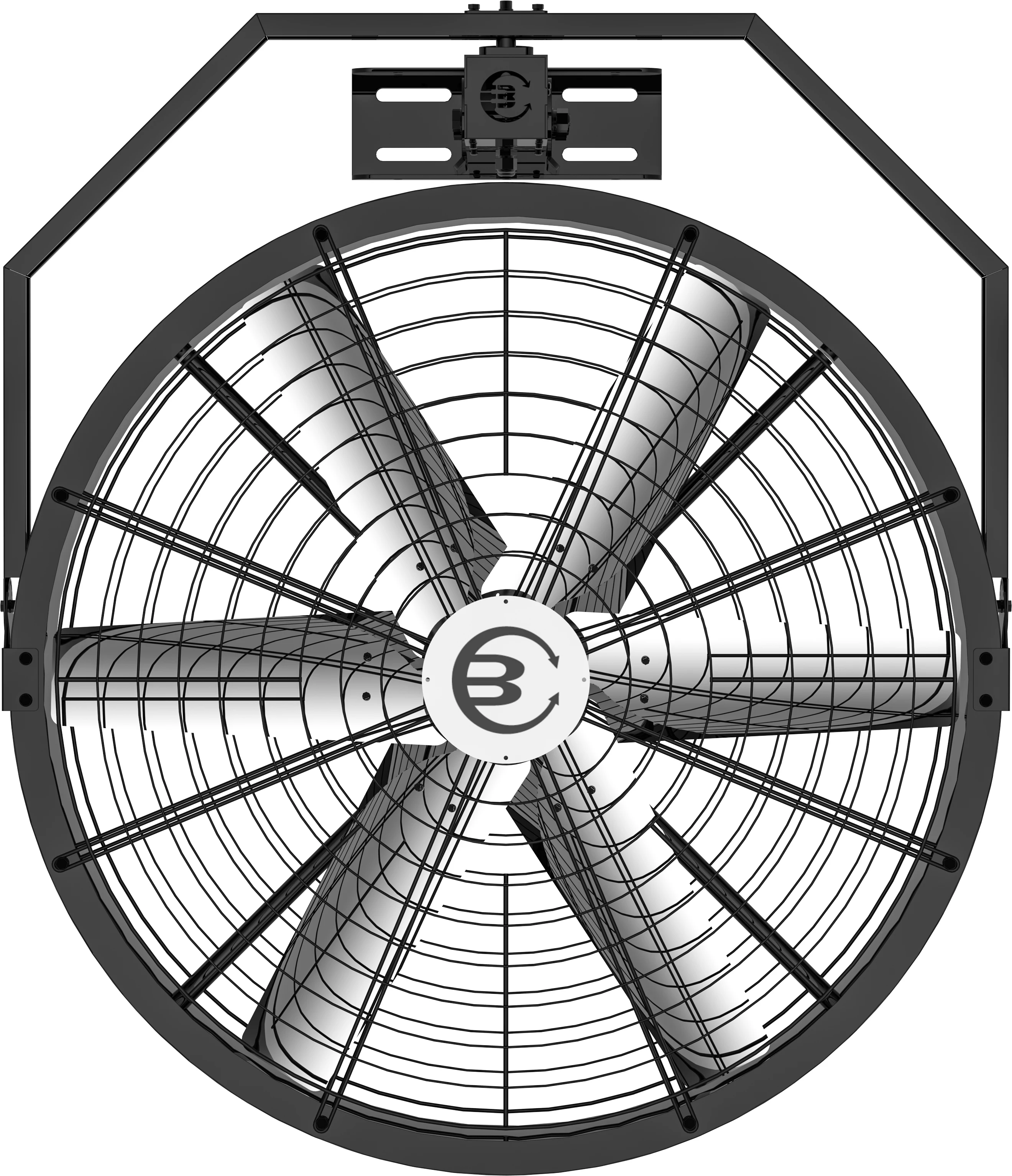 Large Fan, 3.94ft, 0.55kw, PMSM - detail 8