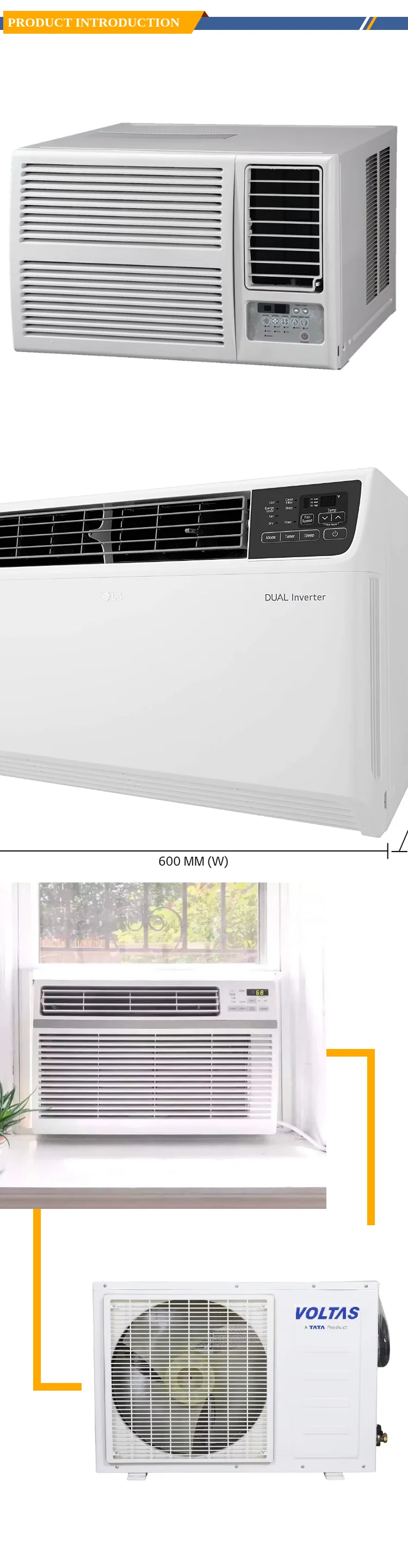Window Air Conditioner, 1.5 ton, Electric - detail 6