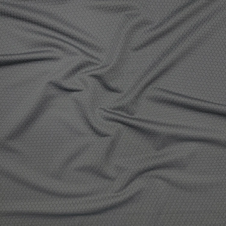 Global Recycle Standard Certificated 90% Recycled Polyester 10% Spandex Jacquard Knit Fabric for Man details