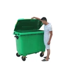 Bin Industrial Large Hdpe 1100 Liter Public Plastic Waste Containers Bin