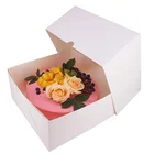 Box Cupcake Boxes White Amazon Hot Sale Bakery Boxes 10X10X6 Inches Cakes And Cupcakes Carrier White Pastry Box