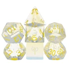 Dice Set Dice Dnd Dice Set Natural Gemstone Handmade Custom Stone Engrave Game Dice Set For DnD RPG Dice Set