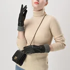 Leather Gloves Top Selling Wholesale Comfortable Fashion Winter Touch Screen Ladies Leather Gloves