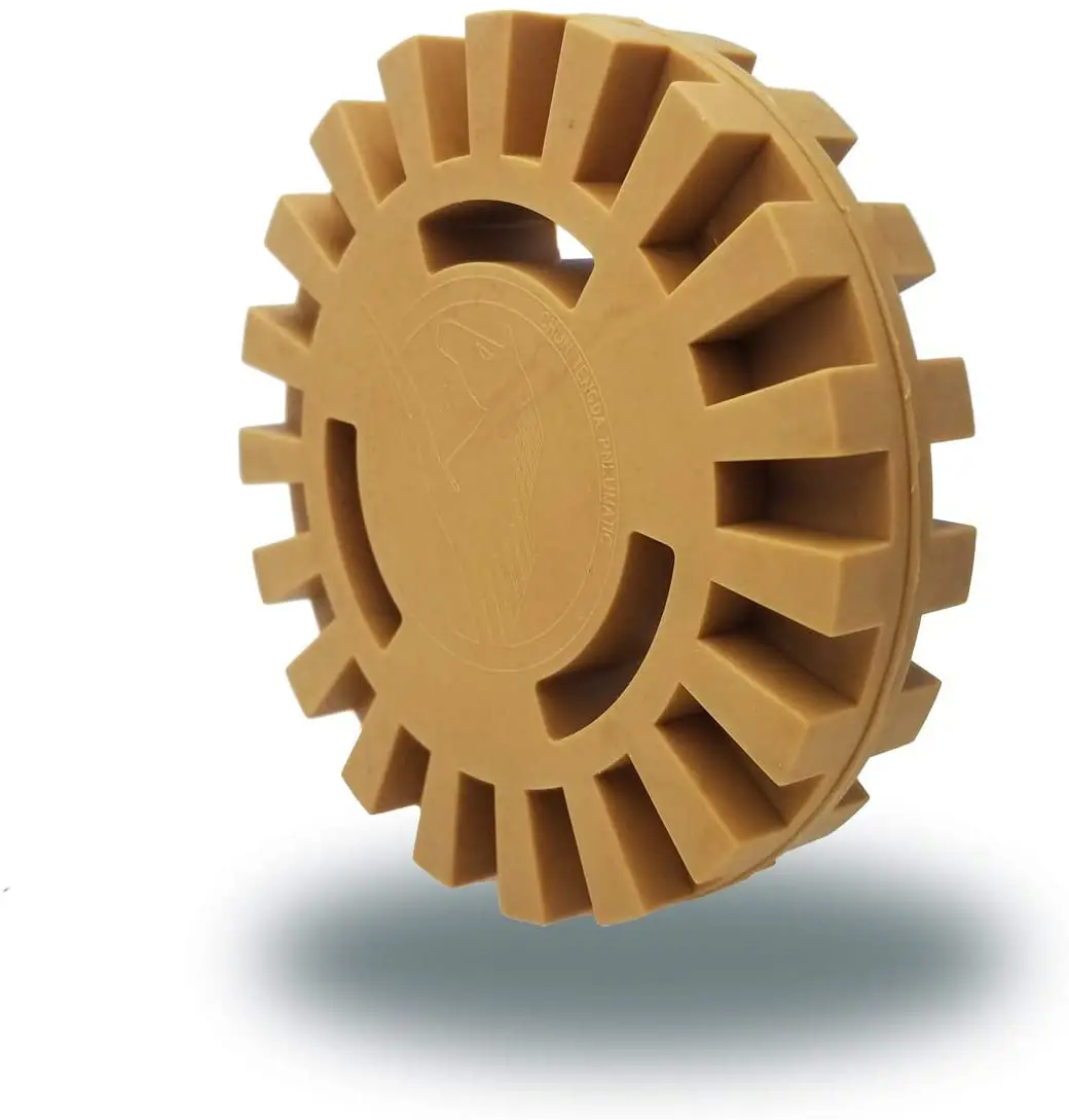 Rubber Eraser Wheel 4 Inch Pad&adapter Pinstripe,Vinyl Decal,Graphics