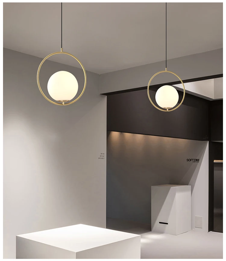 p00143 modern art glass led pendant lamp for kitchen home restaurant wholesale contemporary chandeliers pendant lights -4