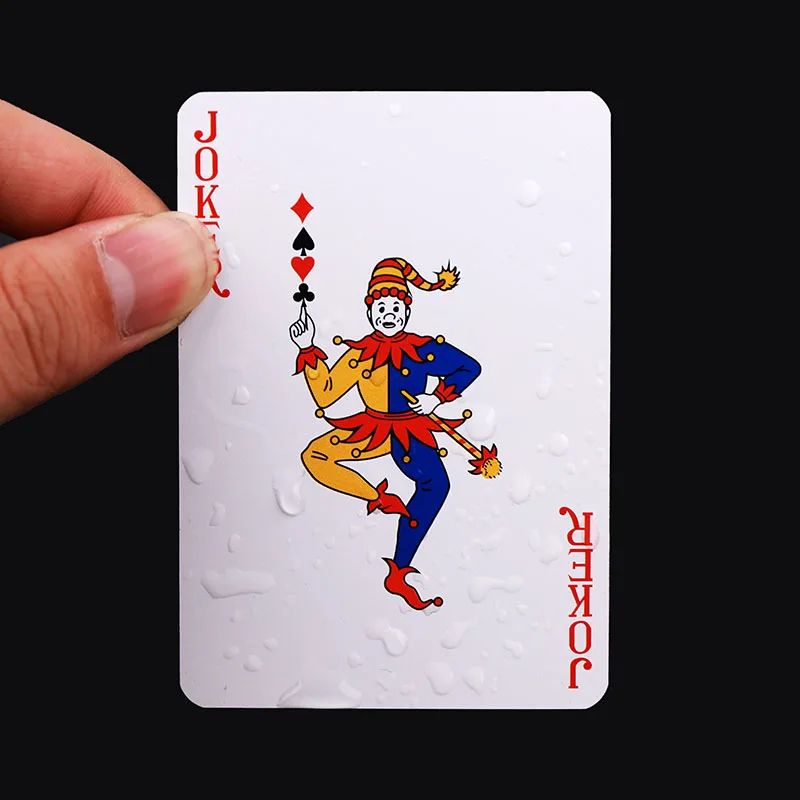Custom LOGO Surface Finishing Material Packaging Printing High Quality Gold Edge Luxury Plastic Poker Playing Cards With Box 24 -