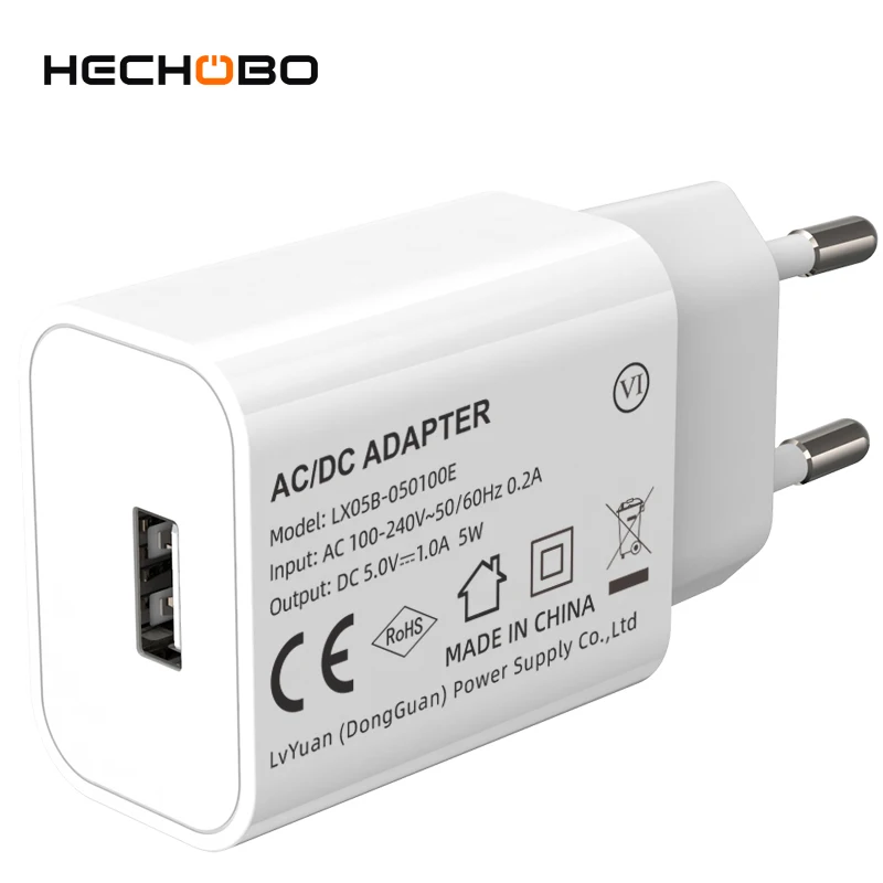 UK USB Power Supply Adapter AC 100-240V To DC 5V 1A iPhone Apple Android 