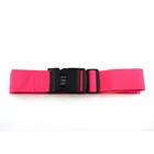 Lock Luggage Wholesale Custom Logo Polyester Webbing Strap Adjustable Password Lock Bag Luggage Belt Strap