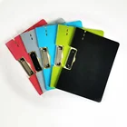 Pp Clipboard Clip Clipboard Custom Pp A4 Clipboard White Color Folding Hand Clear Clipboard 5 Color Clip File