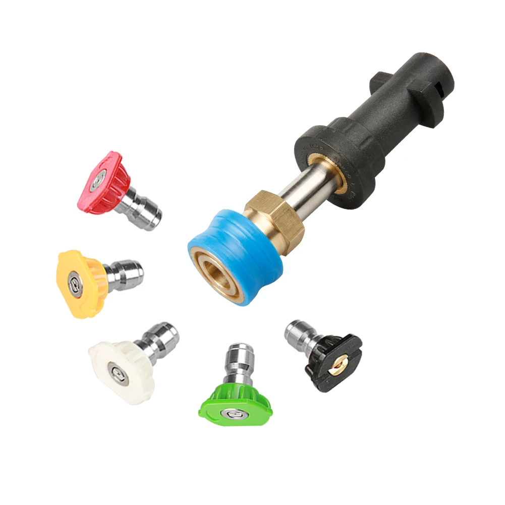 1/4'' Quick Connect Pressure Washer Gun Adapter Foam Cannon Nozzles For Karcher