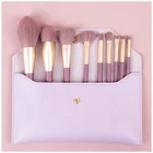 Brushes Brush 2021 Hot Sale 9pcs Makeup Brushes Private Label Makeup Brush Kit Wood Handle Brush Set