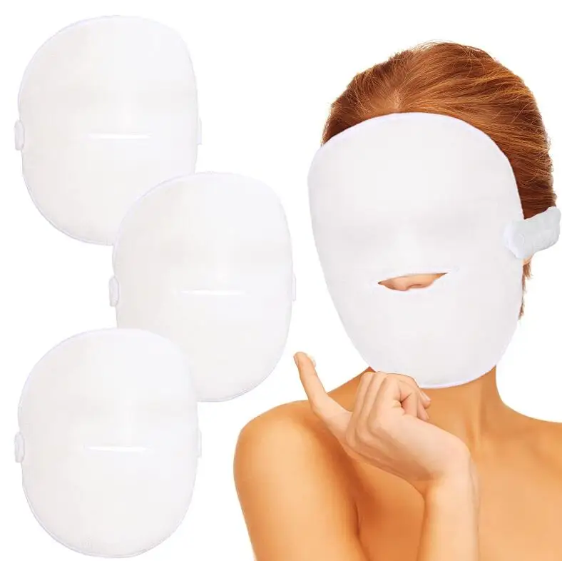 Hot Compress Facial Steam Eye Mask Cooling Gel Mask Cover Beauty Steam Face Hot Compress Eye Mask
