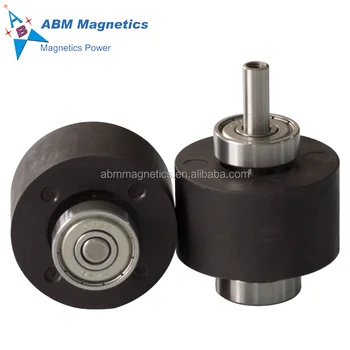 D36.6XD6X21 Radiator motor injection ferrite rotor magnet dc motor high temperature magnetic 4-pole magnet ring