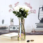 Wedding Decoration Decoration Wholesale Glitter Posh Flower Glass Wedding Decoration Centerpiece