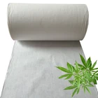Fabric Custom Plain Mesh Embossed Pattern Soft Smooth Hemp Spunlace Non Woven Fabric
