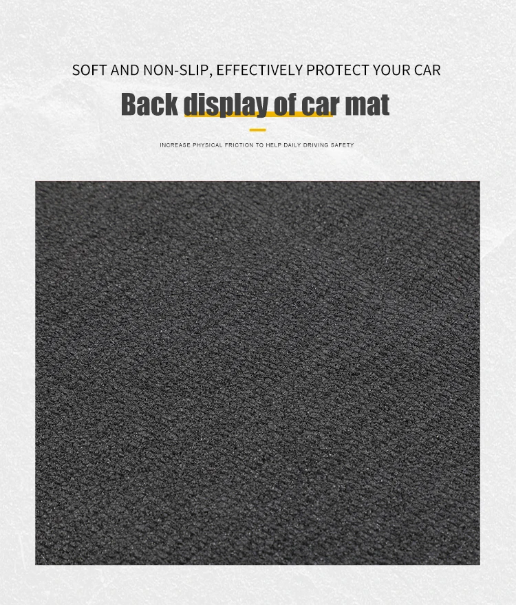 3D Universal Factory direct sale car mat hand sew leather car floor mat