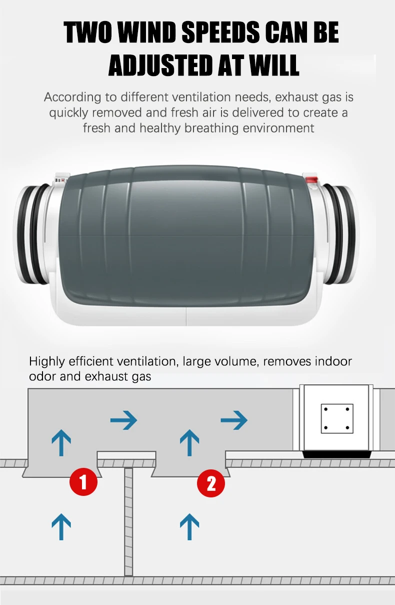 Plastic Slient Air Fan, AC 220V~240V, Electric - detail 30