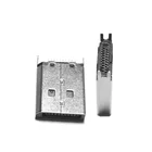 Male Connector Male DP Male Connector 20Pin Black LCP Nickel Plating Displayport Connector