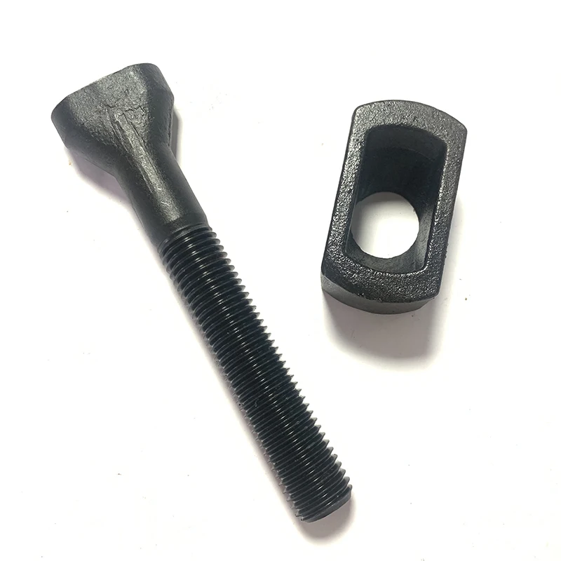 Customized Steel Black Oxide Oval High Tensile Bolts and Nuts supplier