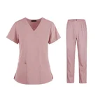 Uniform Uniform Wholesale Custom Design Nursing Short Sleeve Sets Women And Men Hospital Work Uniform Medical Scrubs