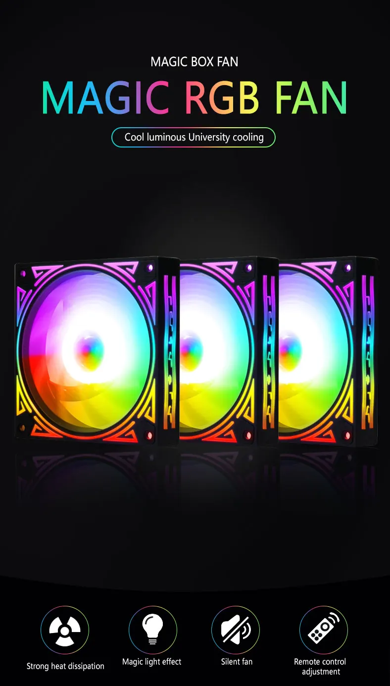 Sama Factory Oem New Model Gaming Pc Computer Case Rgb Cooling Fans