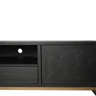 Tv Tv Cabinet Modern Living Room Furniture Black Cabinet Reclaimed Wood TV Stand