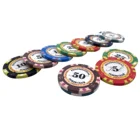 Royal Chips Professional 39mm*3.5mm And 10g Per Piece Coin Ultimate Casino Royal Ceramic Poker Chips